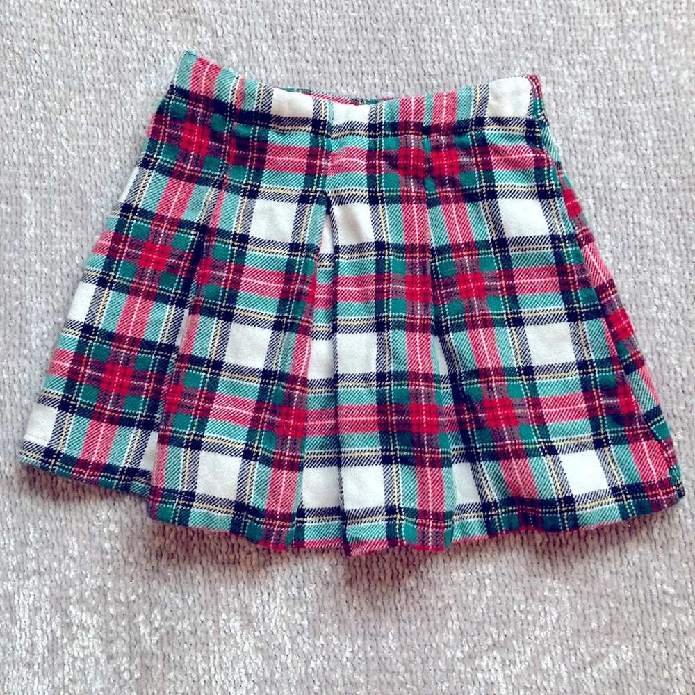 Carters Girls Tartan Plaid Pleated Skirt, back to school, fall,‎ holiday, size 7